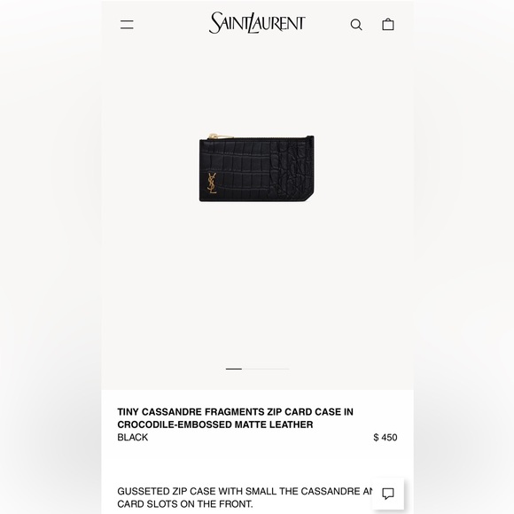 Saint Laurent
2022 Embossed Leather Wallet - Picture 7 of 7
